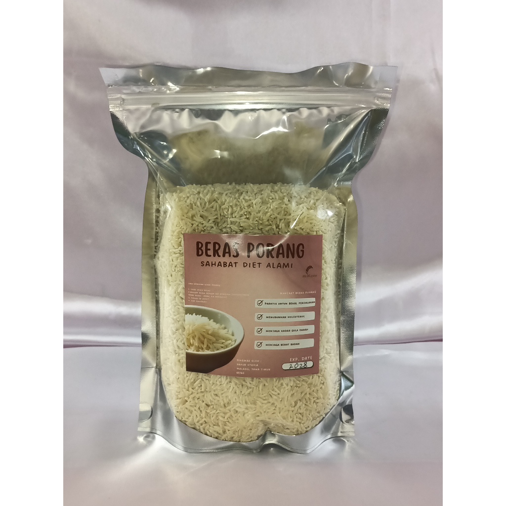 

Beras Porang MeltGrain Kemasan 1kg