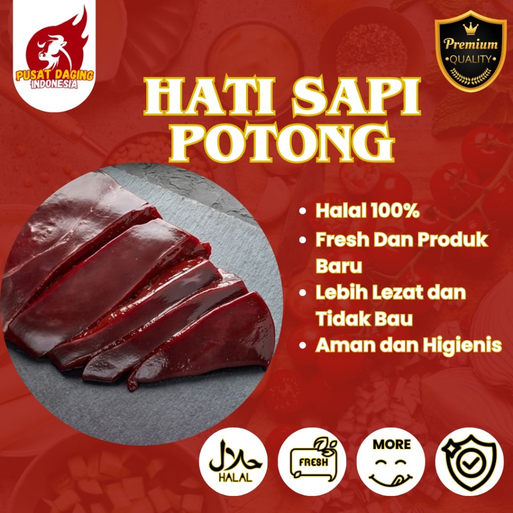 

Hati Sapi Potong 500 Gram