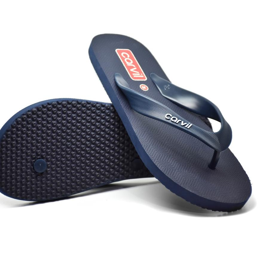 Carvil Sandal Pria RENO-M | BALI-M Sendal Jepit Karet Flip Flop Dewasa Remaja Murah | Original Carvi