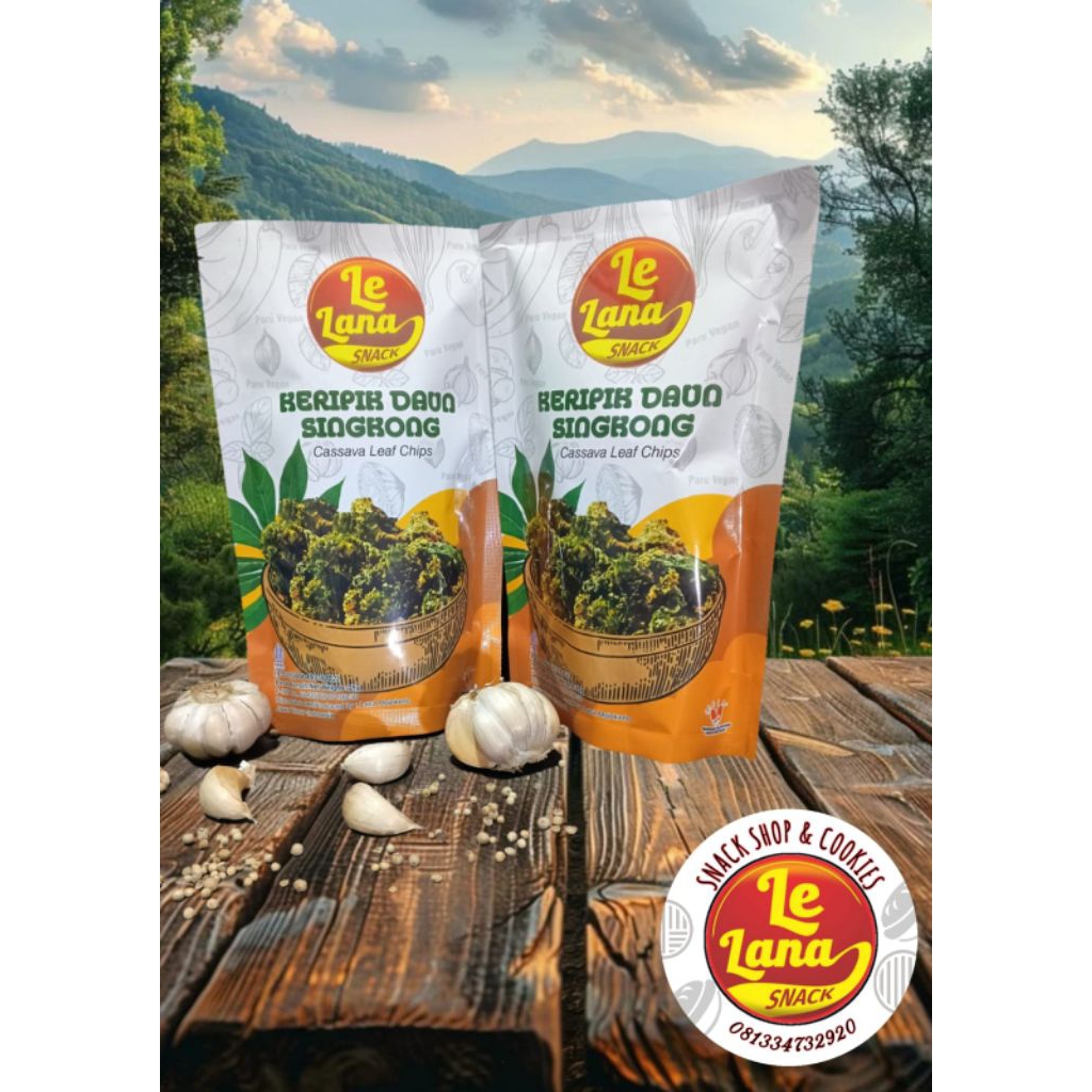 

Keripik Daun Singkong Lelana Snack Pouch 75 gram