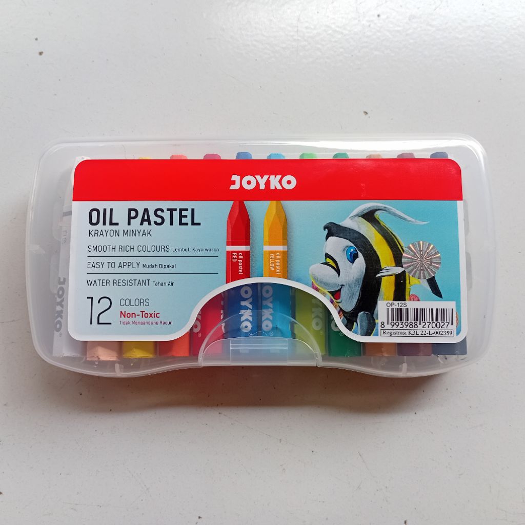 

Oil Pastel Joyko OP-12S (12 Color) Non Toxic New