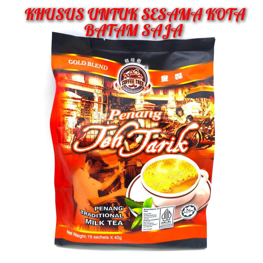 

Coffee Tree Penang Teh Tarik isi 15 sachets