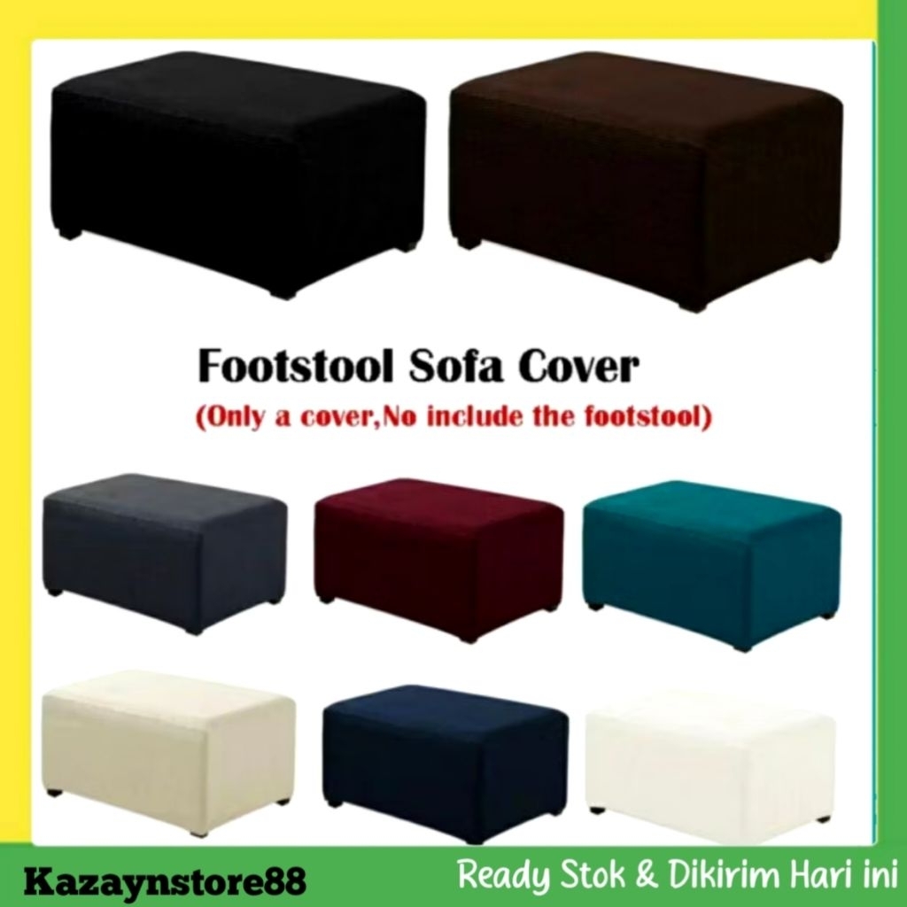 COVER SOFA PUFF CUSTOM SARUNG SOFA KECIL KOTAK BULAT