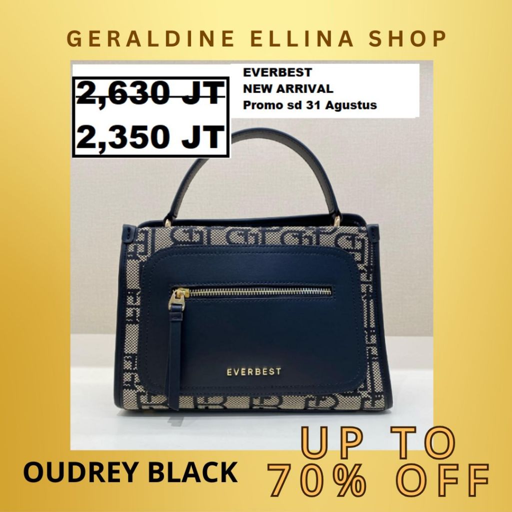 Tas wanita Everbest satchel bag original SALE seri OUDREY