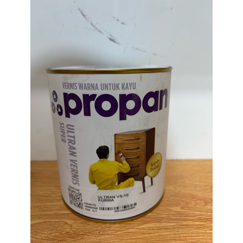 propan-ultran vernis super-vs-10-kurma-politur-1kaleng-cat kayu-jendela-pintu-kusen-transparan-solve