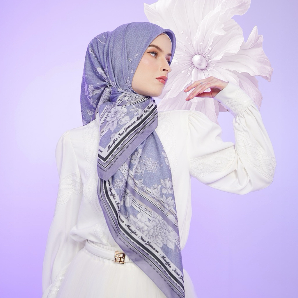 VERONICA LAVENDER SCARF | OFFICIAL HIJAB MANDJHA IVAN GUNAWAN
