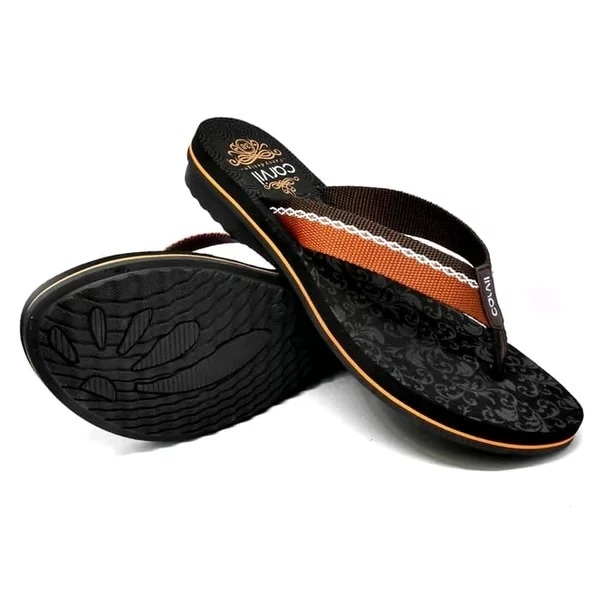 Carvil Sandal Wanita LAIQA-L Sendal Jepit Teplek Flat Dewasa Remaja Spons Murah | Original Carvil