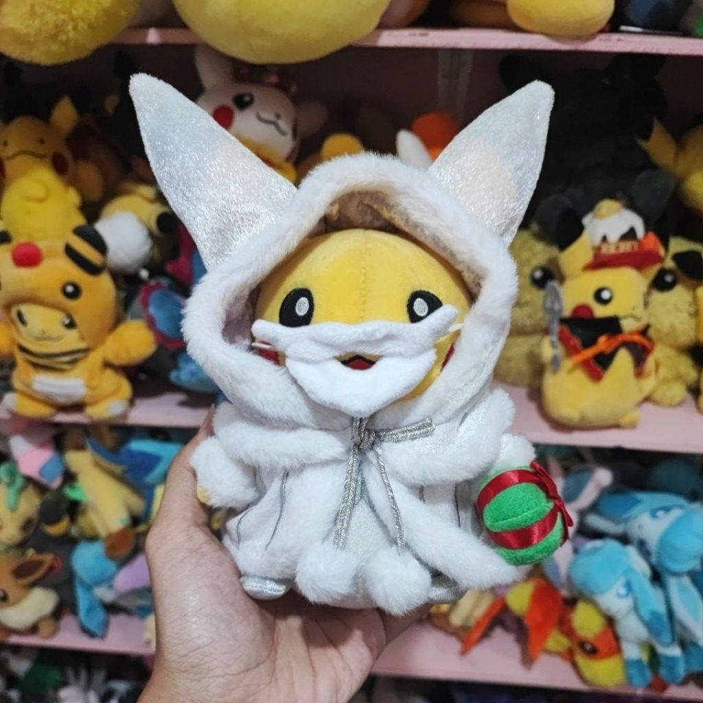Boneka Pokemon Pikachu Frosty Christmas 2019 Original Pokemon Center