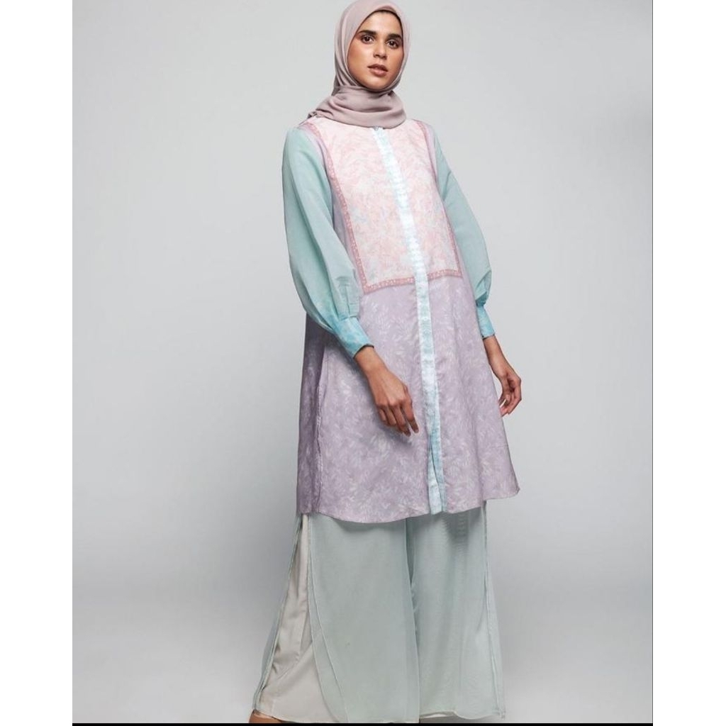 [New] Stella Tunik Button__scarves x Riamiranda -Lilac- size L