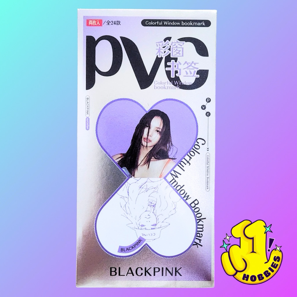 

ELEVEN HOBBIES SHOP - BLACKPINK Bookmark PVC Transparent Clear Pembatas Buku Kpop Girlgroup Random Gacha Mystery Blind Pack Merchandise