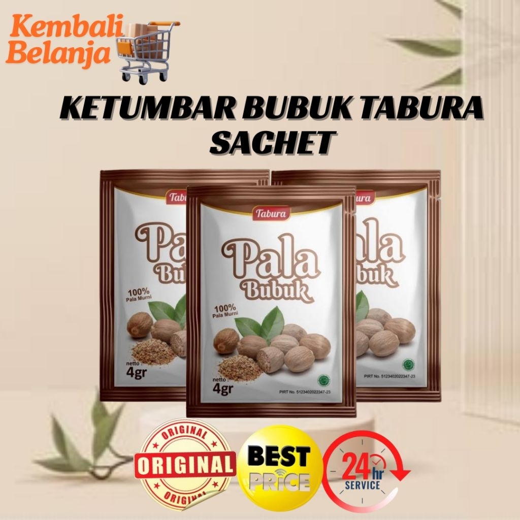 

Pala Bubuk Tabura 1 Sachet/ Pala Tabura l/ Pala Bubuk/ Bumbu Masak Praktis