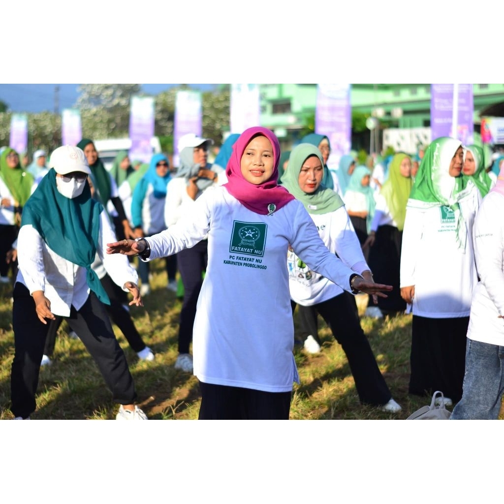 Kaos Fatayat NU Model Tunik Sablon Sesuai Request Pilihan ukuran dari kecil sampai besar