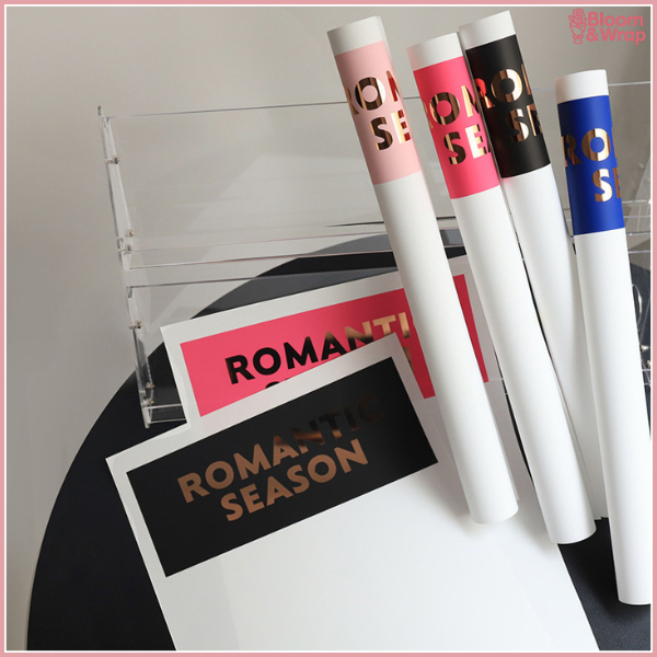 

Kertas Buket Waterproof Matte Solid Cellophane Flower Wrapping Valantine KB68