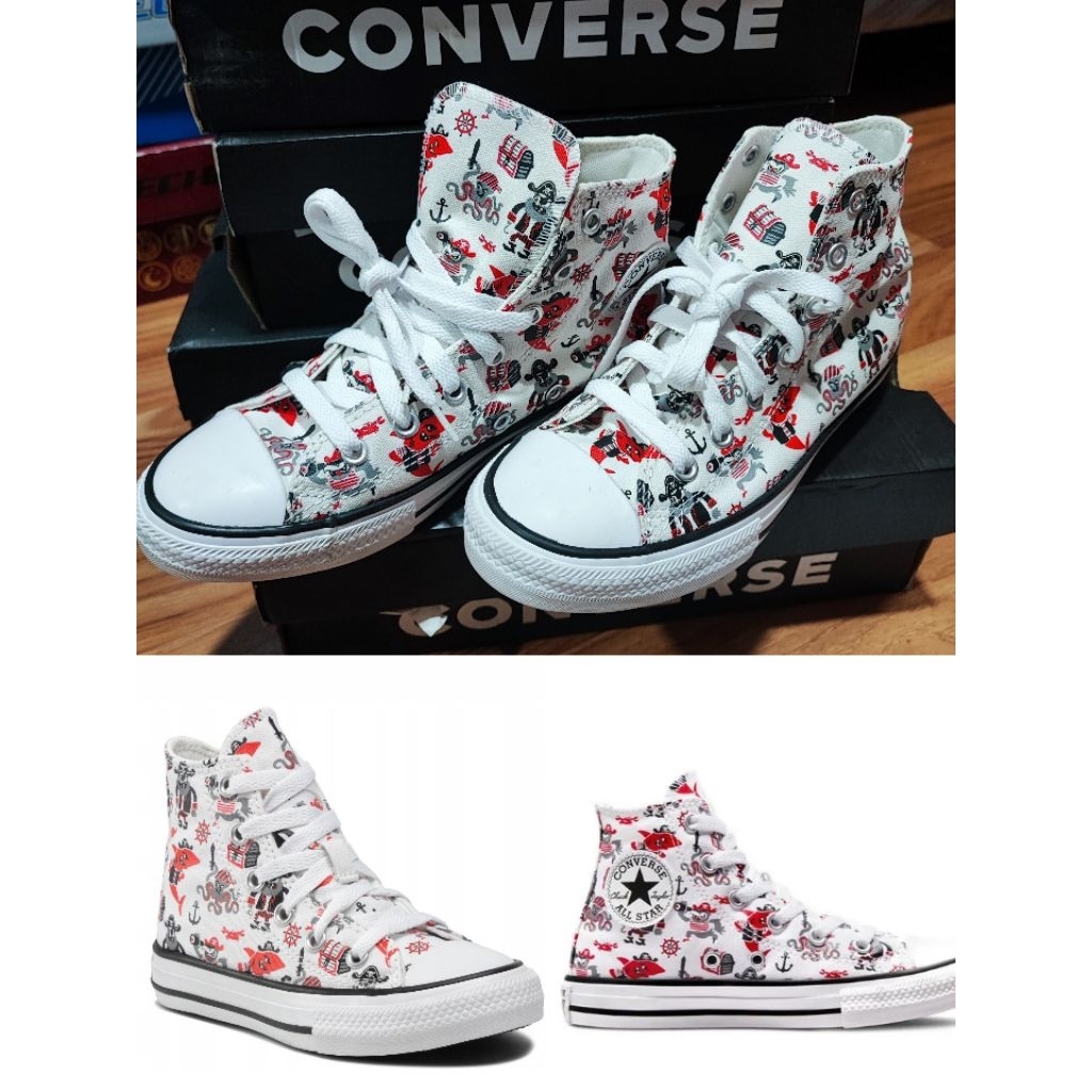 Converse 372874C CTAS HI/White University Red/Black - ORI COUNTER