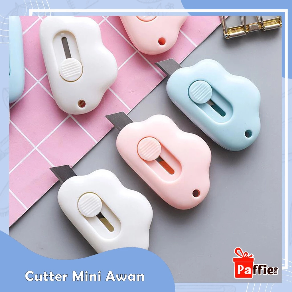 

Cutter Mini Awan Lucu Portable Unboxing Paket