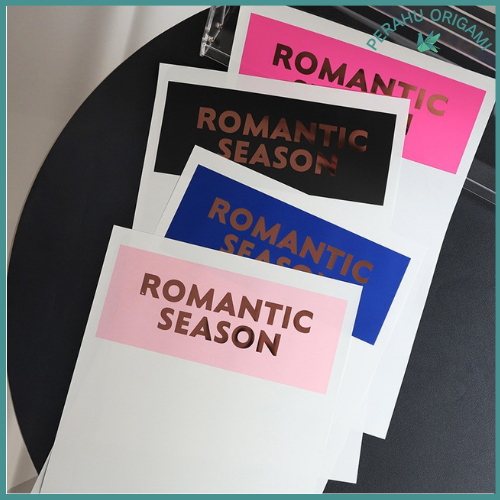 

PACK 10 Kertas Buket Waterproof Matte Solid Cellophane Flower Wrapping Valantine KB68