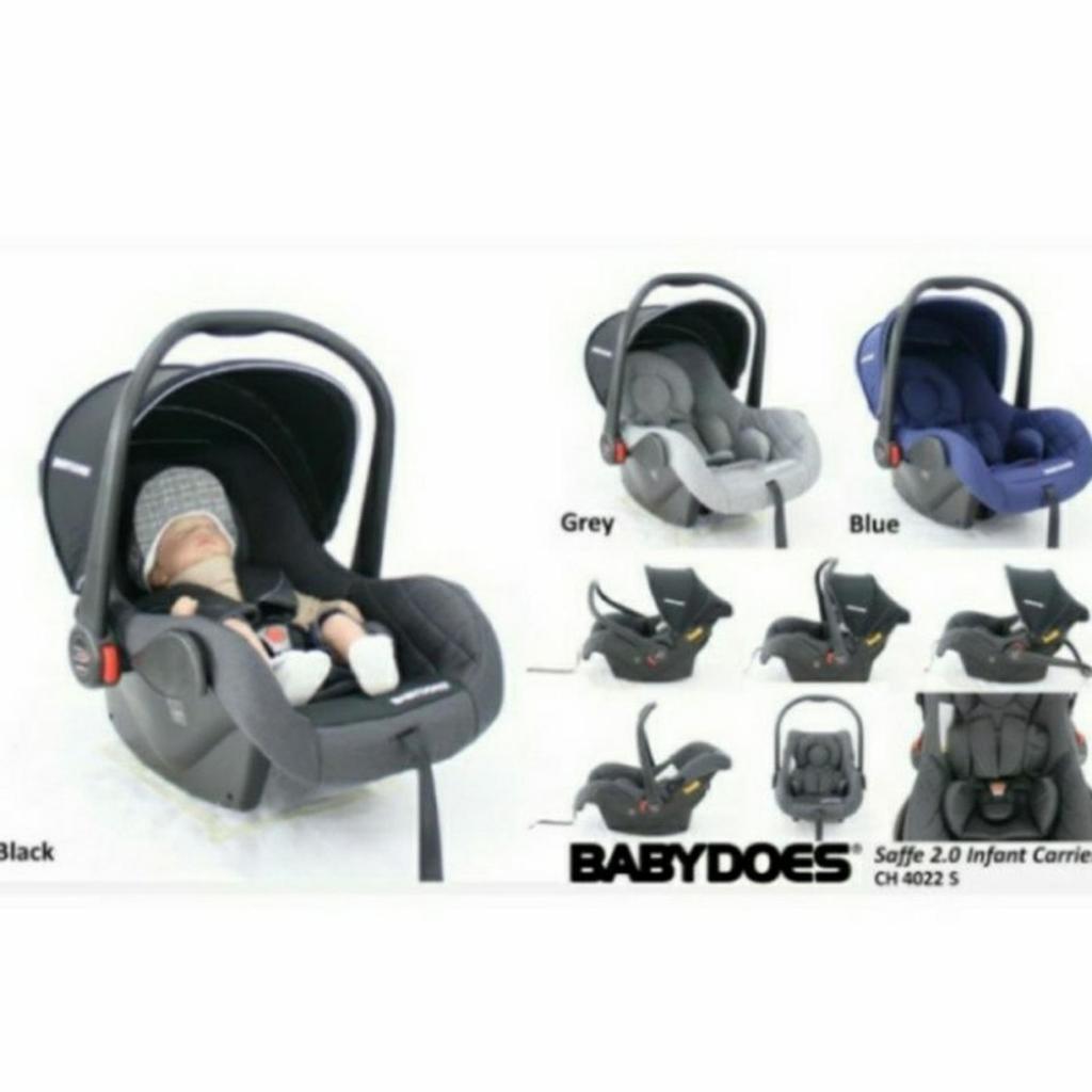 BABYDOES INFANT CARSEAT  SAFFE 2.0 SERIES/ MONSTER SERIES