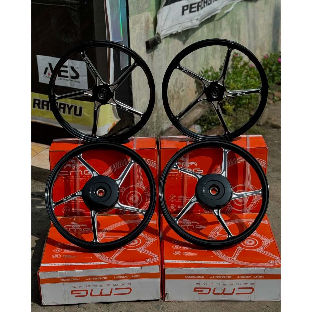 Velg Racing CMG AK55 Enkei CNC Palang 5  Uk140/160 Ring 17  Vario 125/150 Vario 160 CBS