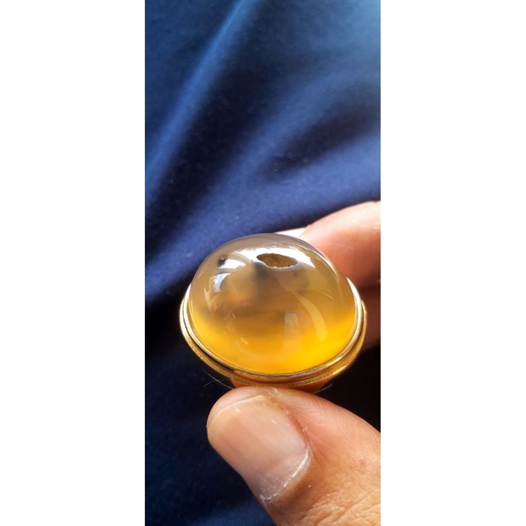 Natural CEMPAKA COMBONG "KUNING EMAS" Lobang 2 tembus, Kristal, Jumbo, KOLEKSI SPESIAL