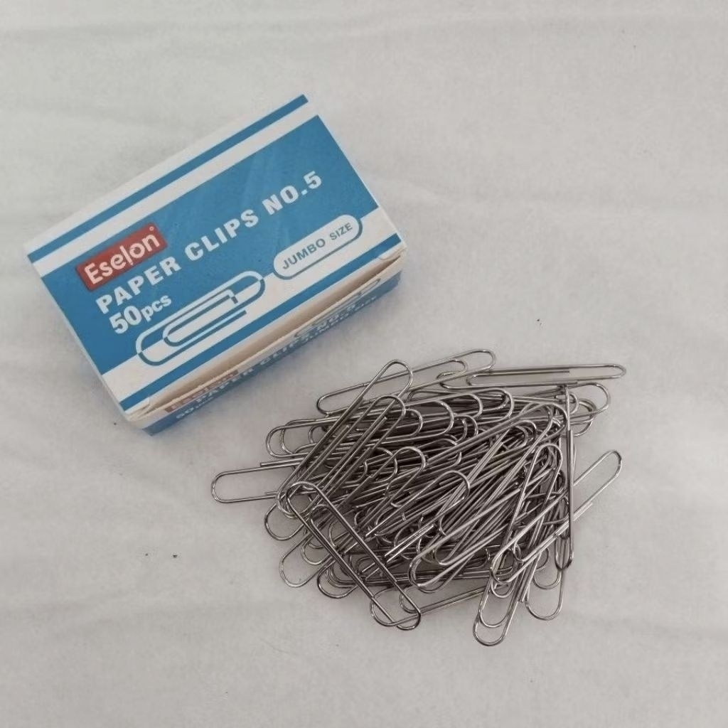 

Paper Clip Penjepit Kertas Eselon No.5 Jumbo Size