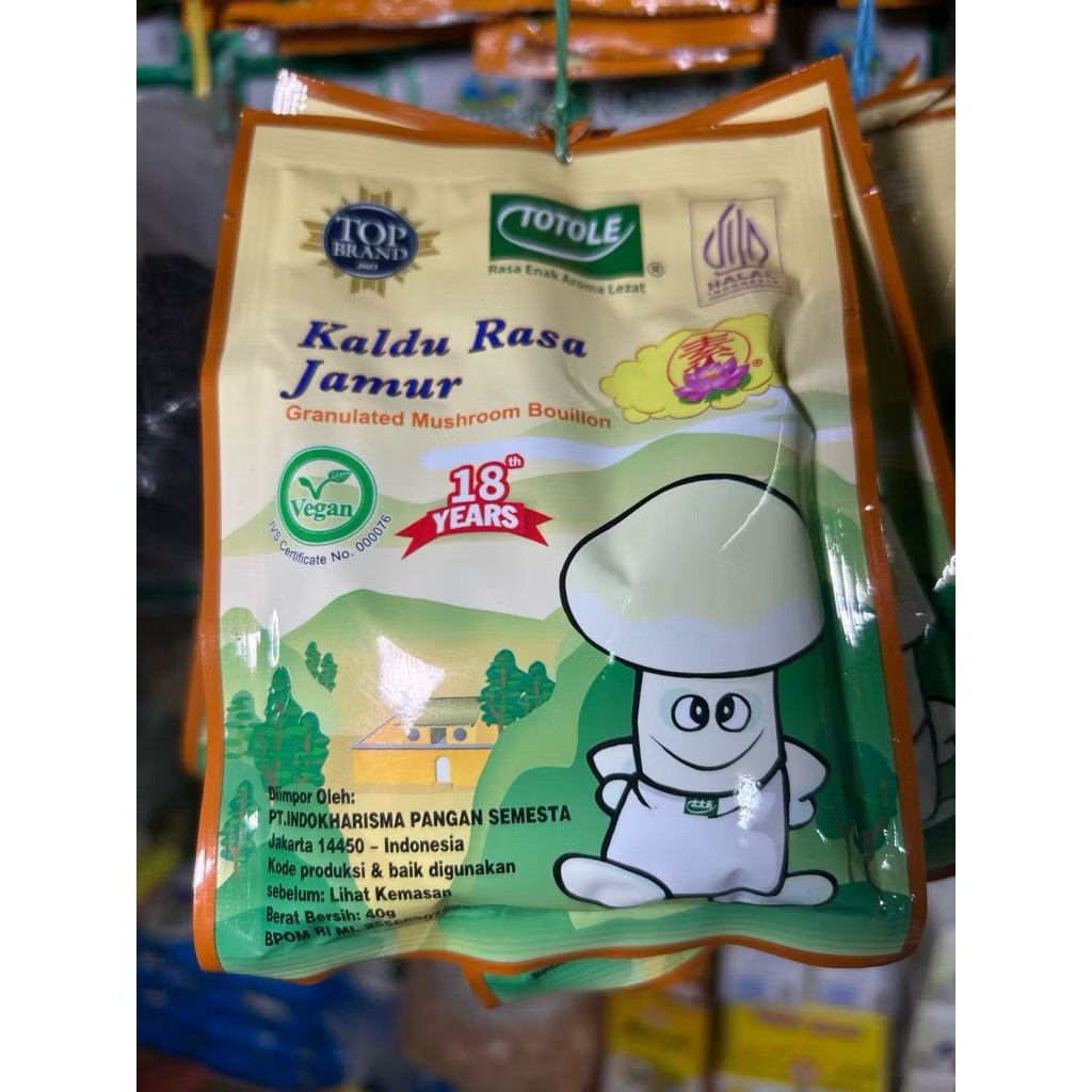 

Totole 40gr 1 dus isi 10 pak x 20 pcs