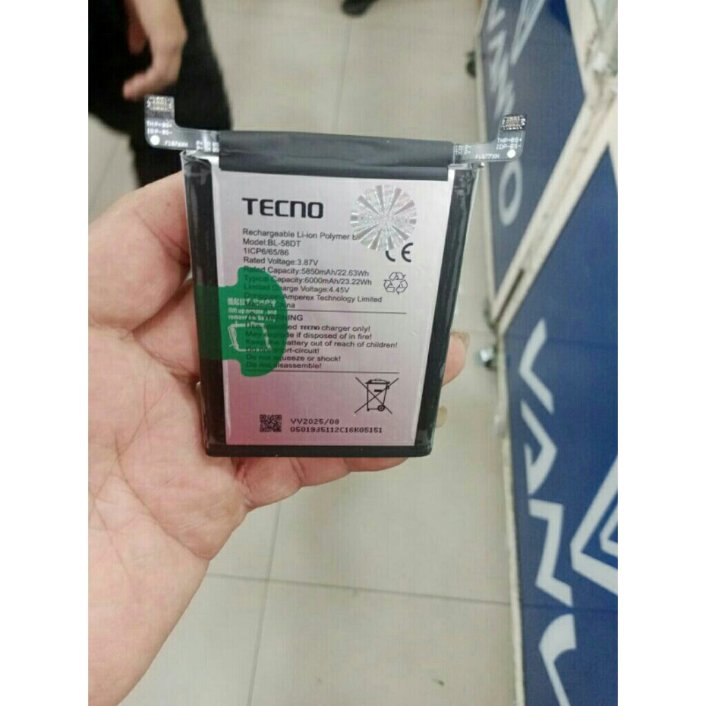 BATRE TECNO 58DT POVA 4 PRO LG8N BL-58 DT ORIGINAL 100%