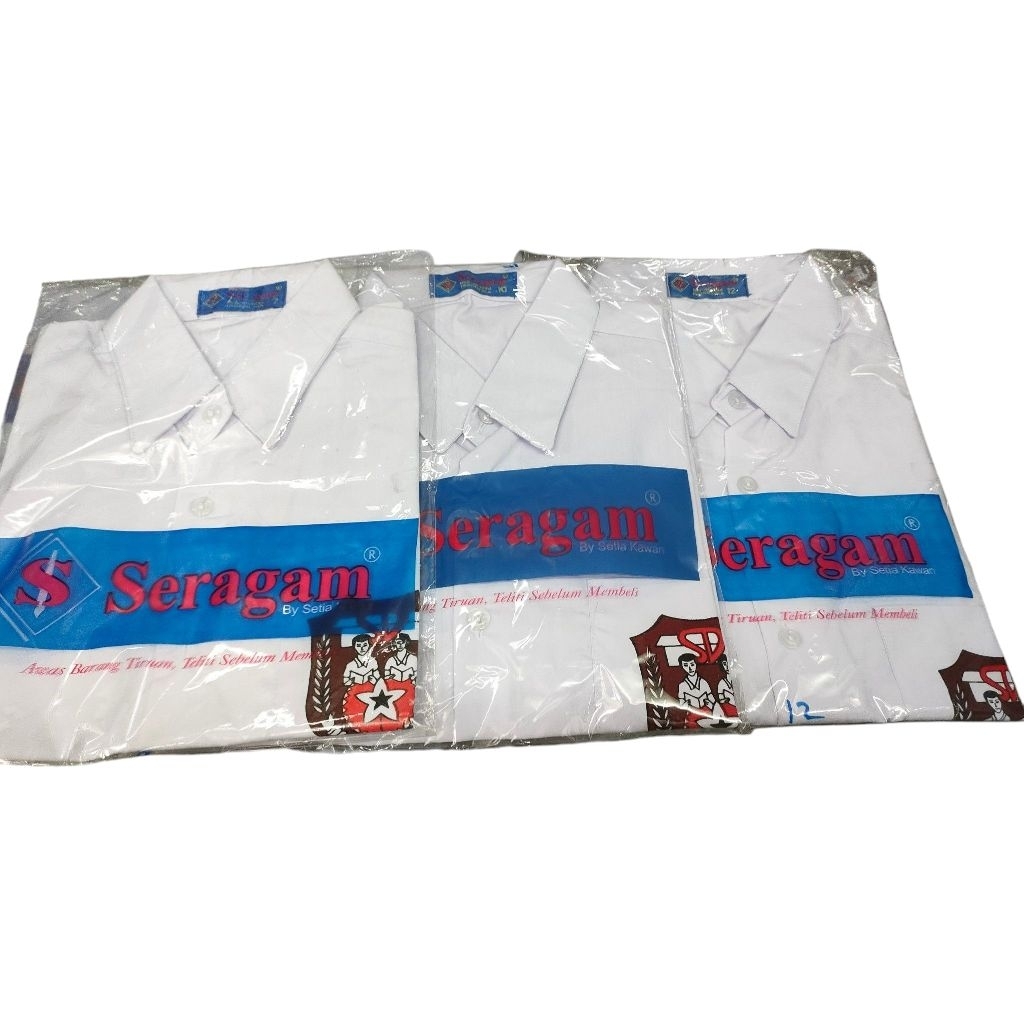 Seragam SD Lengan Pendek Logo SD Merk Seragam
