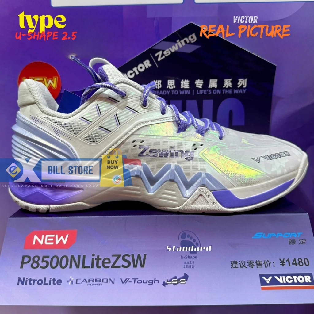 [Exbill] Sepatu bulutangkis Victor P8500NLiteZSW U-Shape2.5 F-Shape2.5 Edition edisi Zheng Siwei ZSW