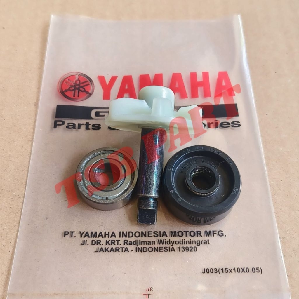 Waterpump assy set as kipas bearing laher 6000 koyo seal sil water pump vixion old new mx mx king ne