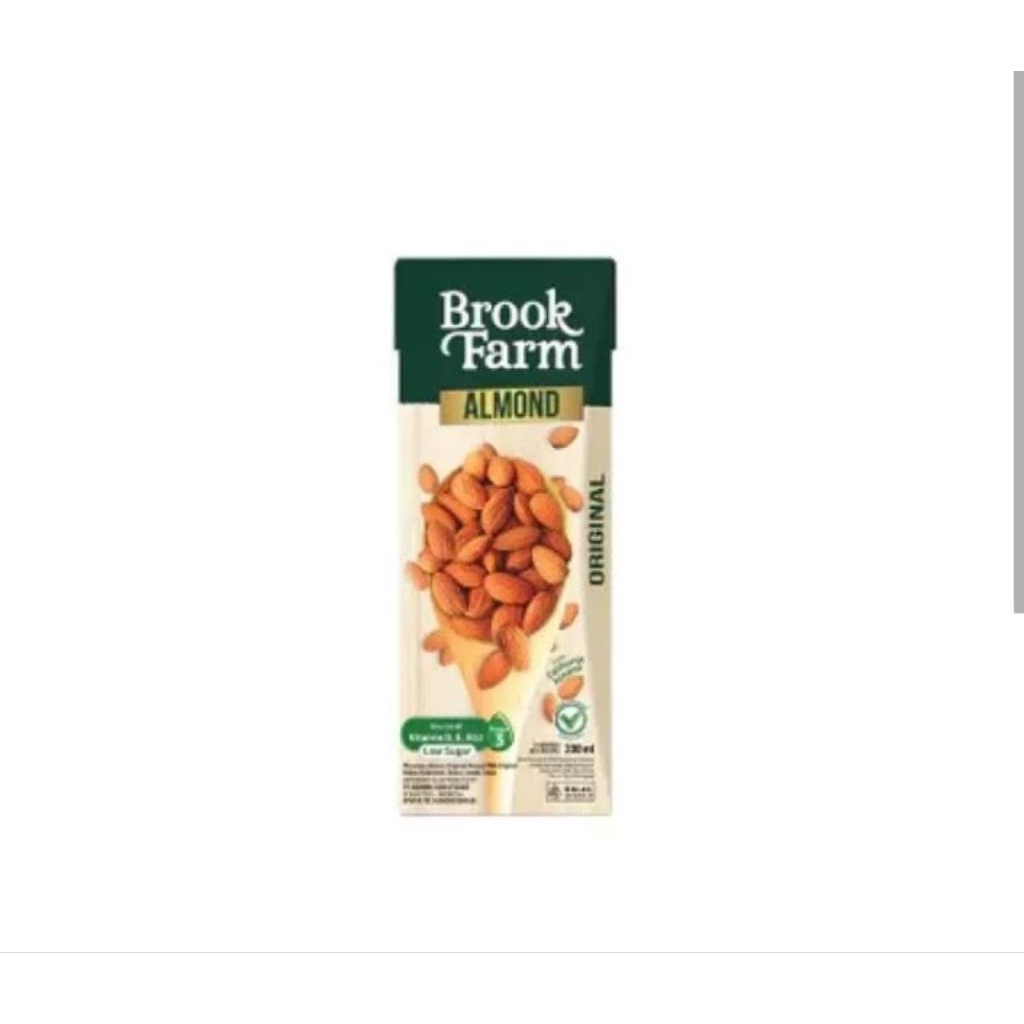 

brookfarm uht milk almond original 200ml