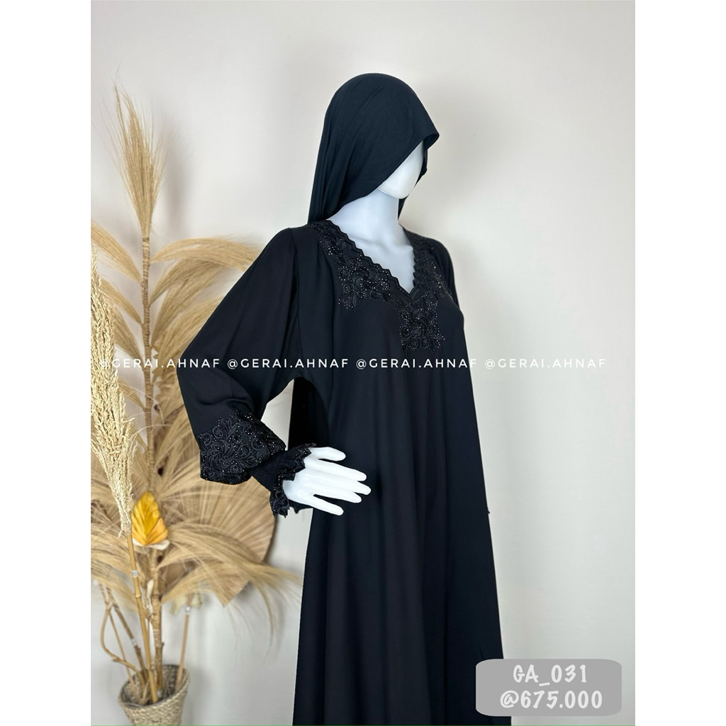 GA_031 / ABAYA ORI SAUDI / ABAYA ARAB SAUDI / ABAYA IMPORT SAUDI / ABAYA ORIGINAL / ABAYA ASLI SAUDI
