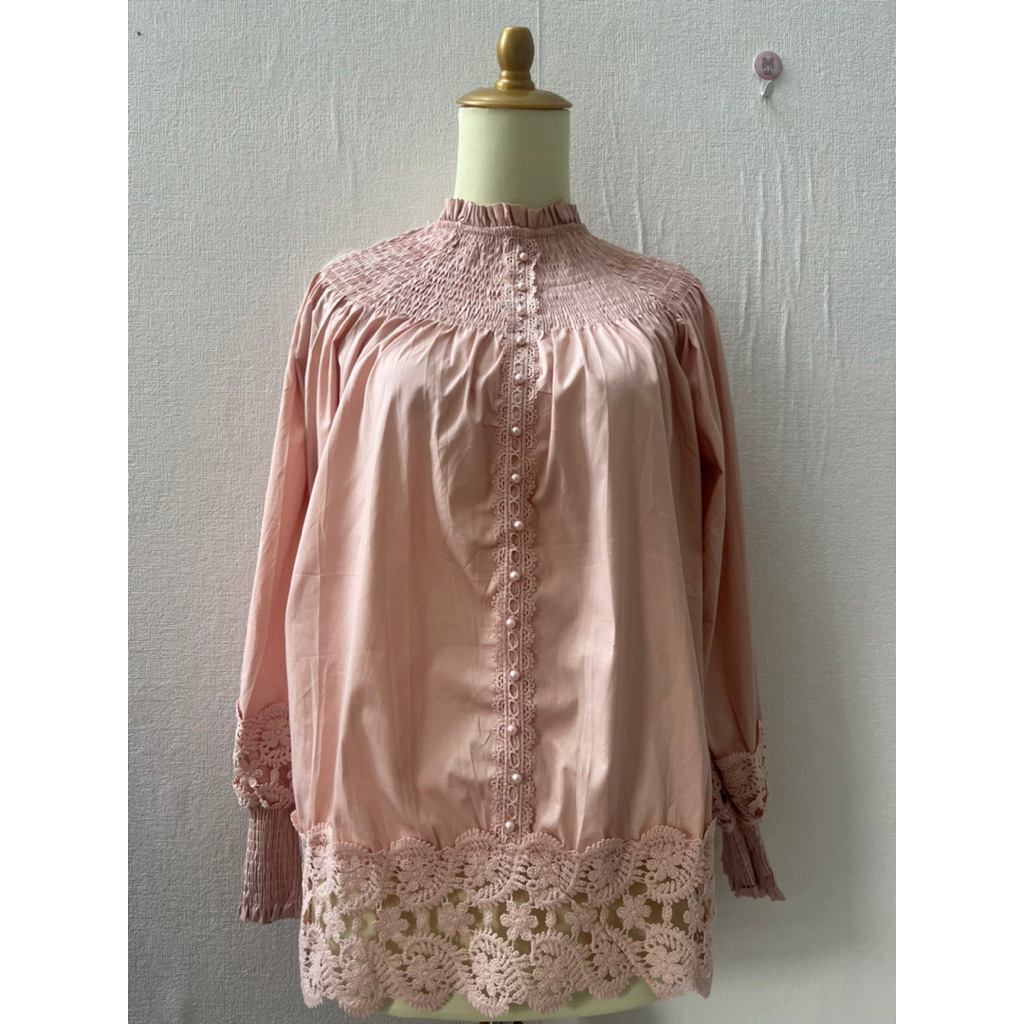 Blouse Renda Pink