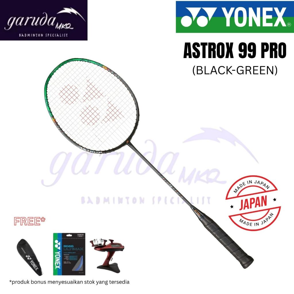 Raket Yonex Astrox 99 Pro Black Green / Raket Yonex AX 99 Pro 3AX99-P / Raket Yonex Astrox 99 pro ge