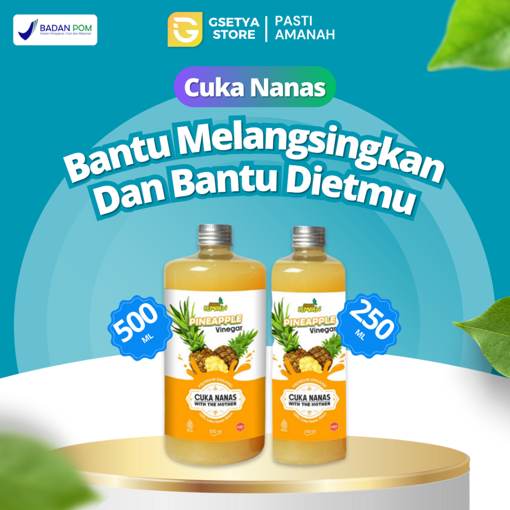 

Cuka Nanas Original Untuk Kesehatan Diet Dan Langsing Nutrifarm Premium Vinegar With Mother Nanas Diabetes Suur Lemoen