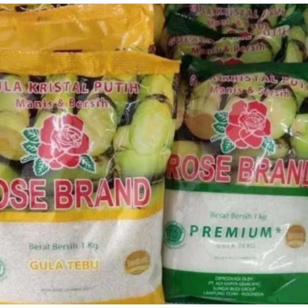 

ROSE BRAND Gula Pasir Putih Premium 1kg