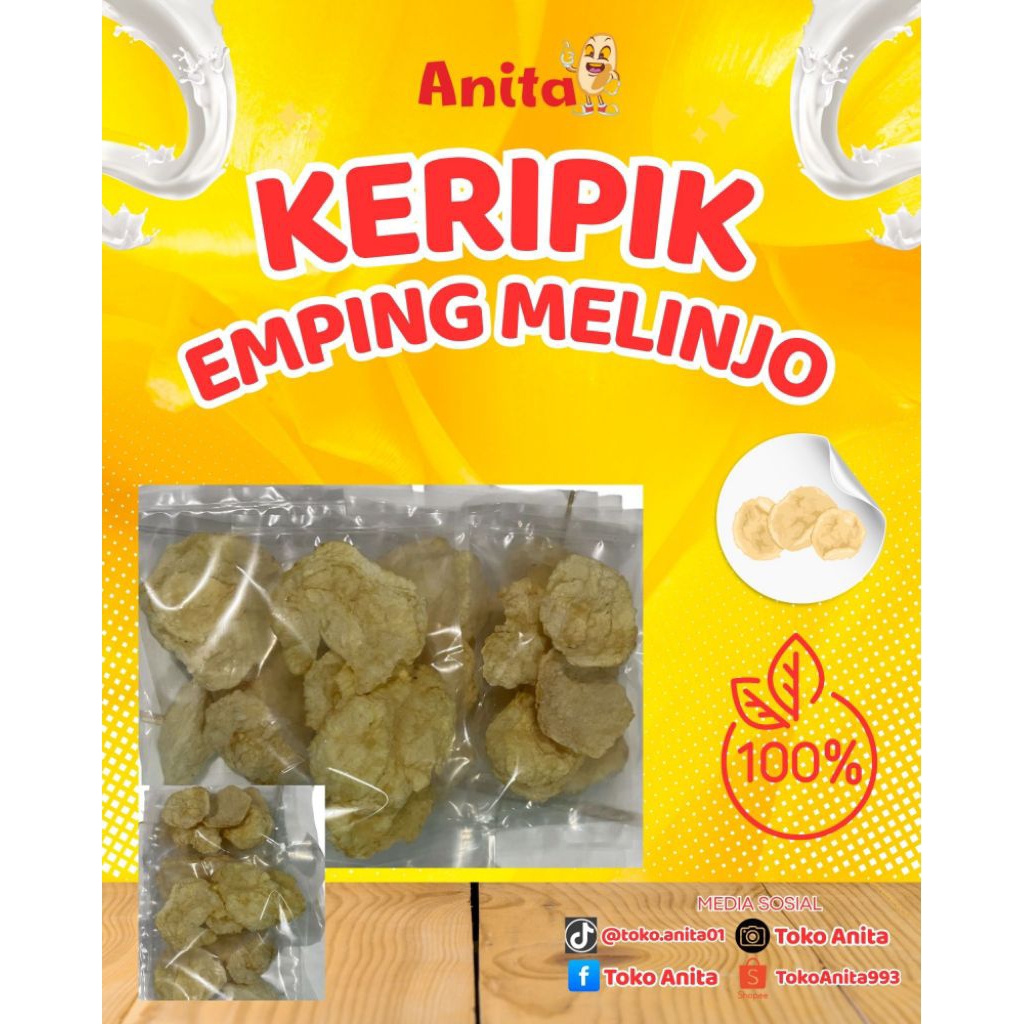 

keripik emping melinjo goreng