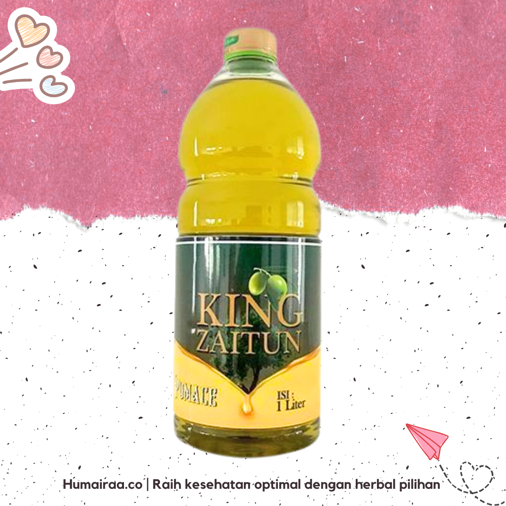 

Minyak Zaitun King Pomace 1 Liter bisa untuk dimasak 100% ORIGINAL TANPA RAGU OBAT HERBAL BPOM HALAL MUI DINKES PIRT