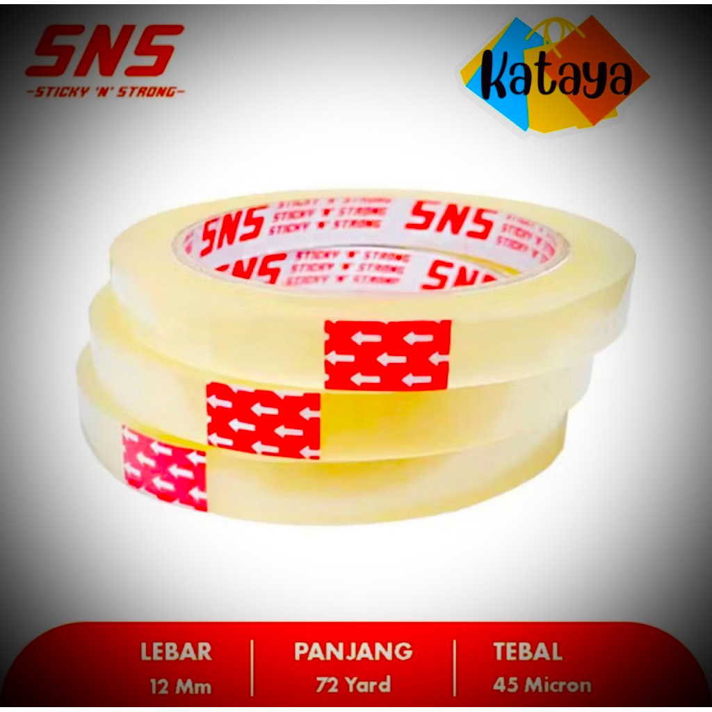 

[ 12 PCS ] ISOLASI 12 MM X 72 Yard - SNS