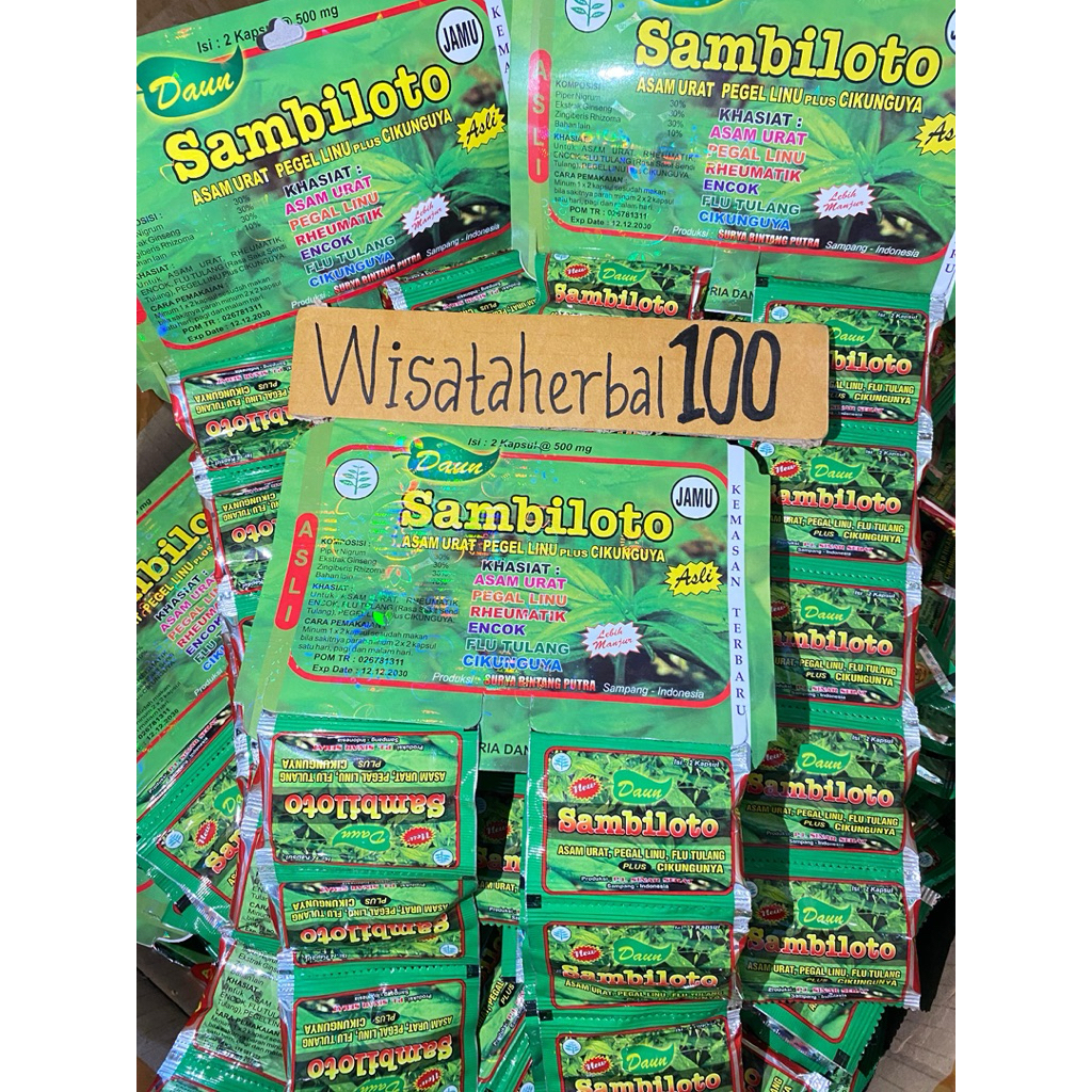 SAMBILOTO ORIGINAL KAPSUL