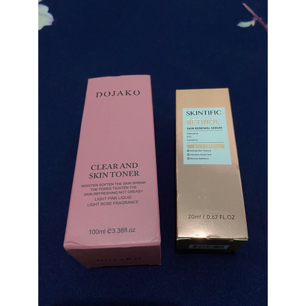 Prelov❤️Retinol Serum Skintific & Toner Dojako