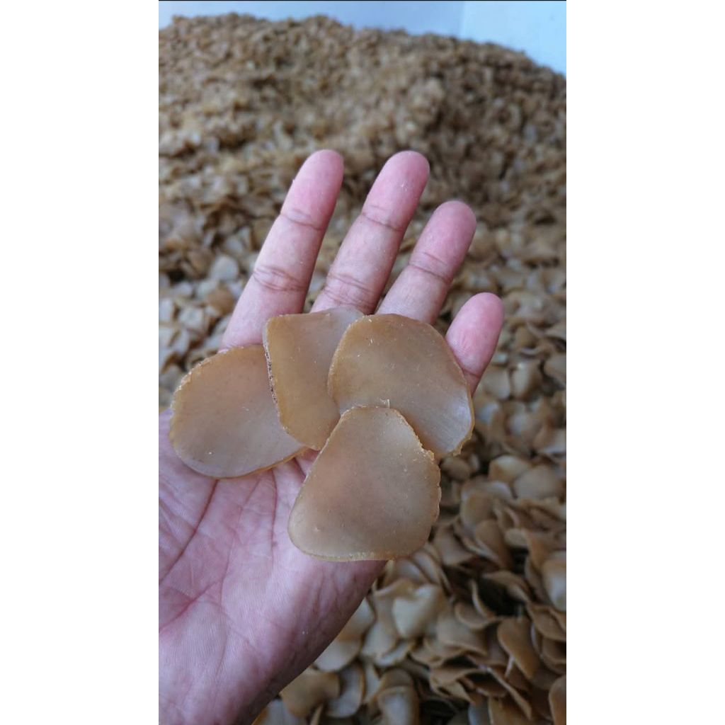 

kerupuk puli mentah enak renyah