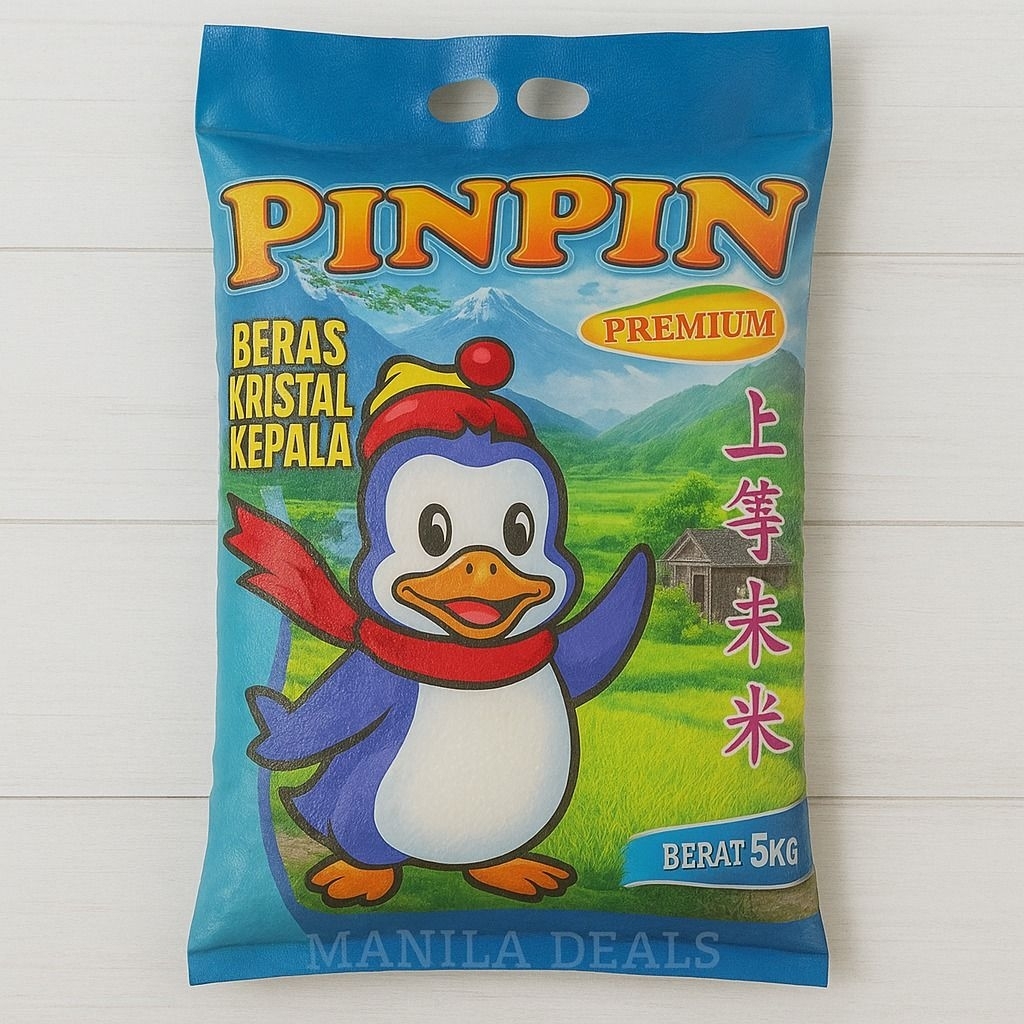 

Beras Premium Pinpin 5kg - Beras putih pulen, wangi, dan bersih alami