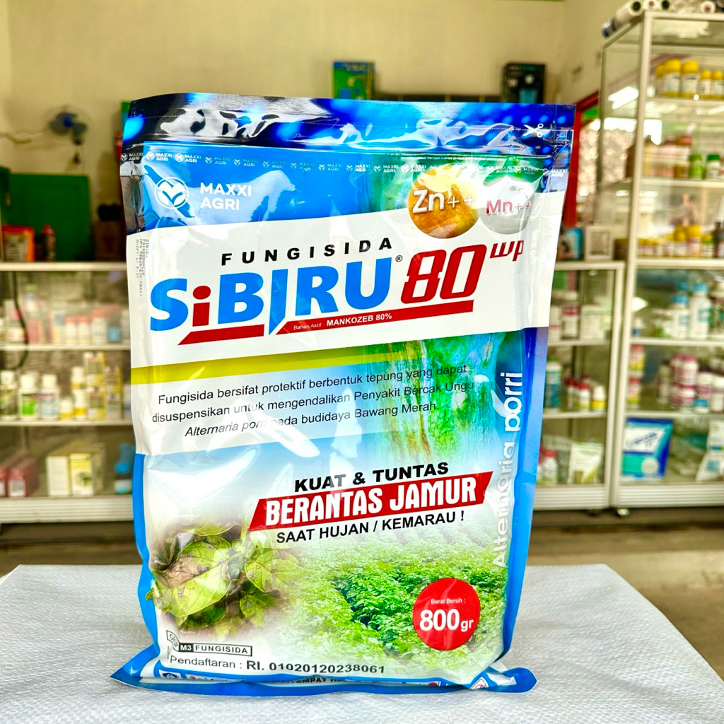 Fungisida Mankozeb SIBIRU 80wp isi 800 gram - Kandungan Mankozeb 80%