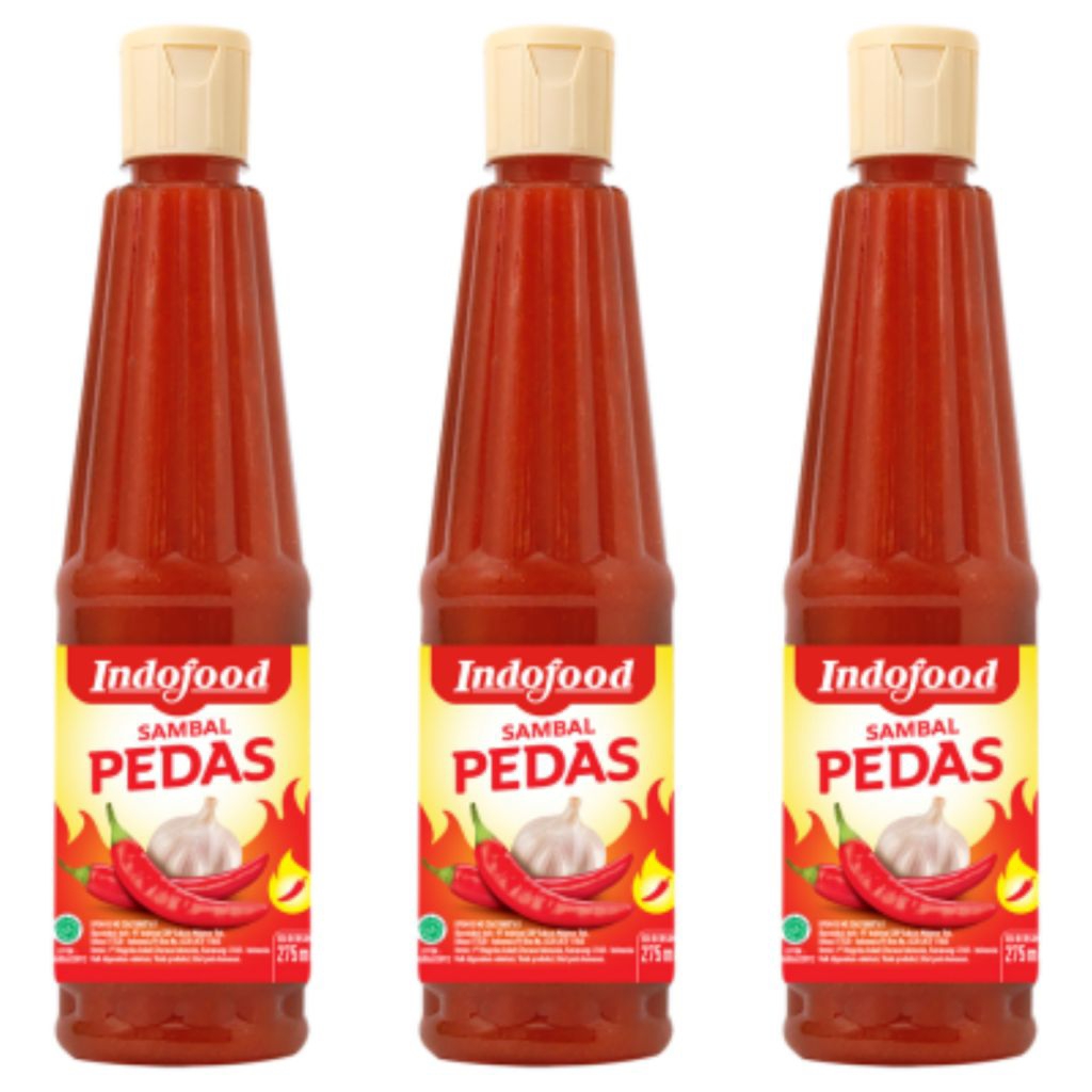 

Indofood Sambal Pedas Botol 135 Ml / Indofood Sambal Pedas Botol 275ml