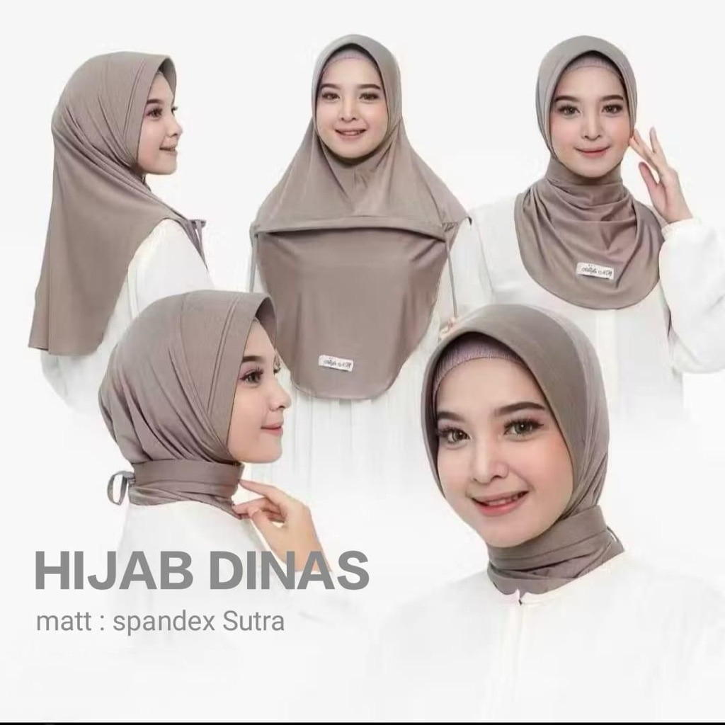 Thoscarf ~ Hijab Dinas Premium | Hijab Dinas Polwan |Kerudung Polwan Tali