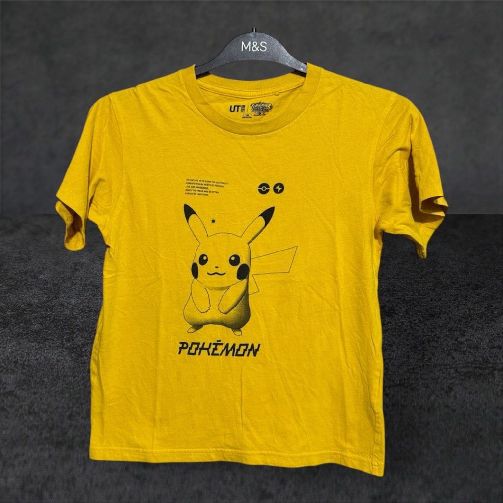 UNIQLO x POKEMON | Kaos UT cewe crop / anak anime cartoon manga