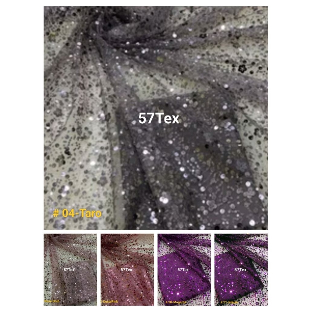 Tile Sequin Payet / Tulle Sequin Payet Premium / Tulle Squeen Payet / Tulle Sparkle Glitter / Tulle 
