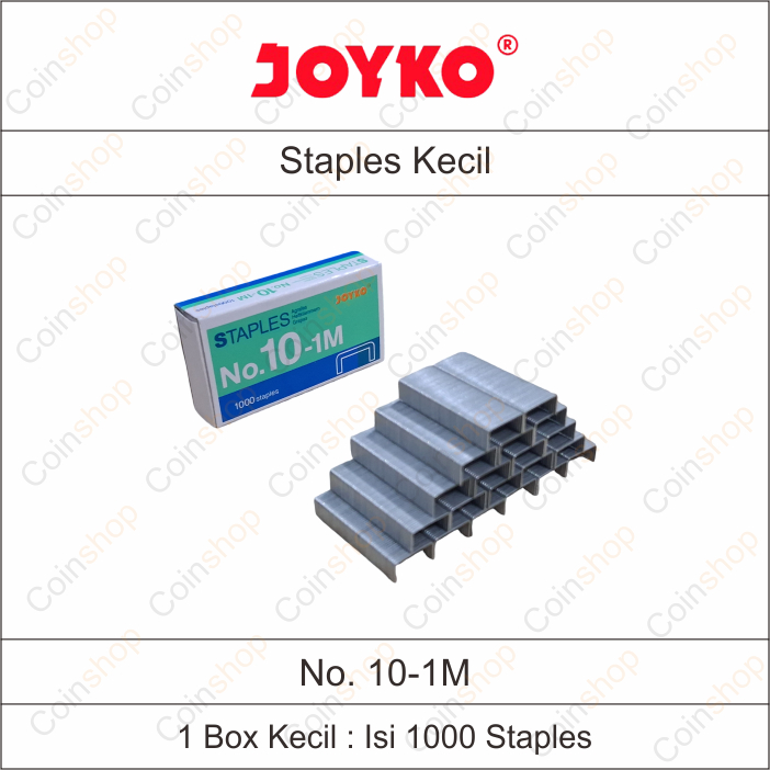 

1 Box Kecil Joyko 10-1M Isi Staples Kecil No 10