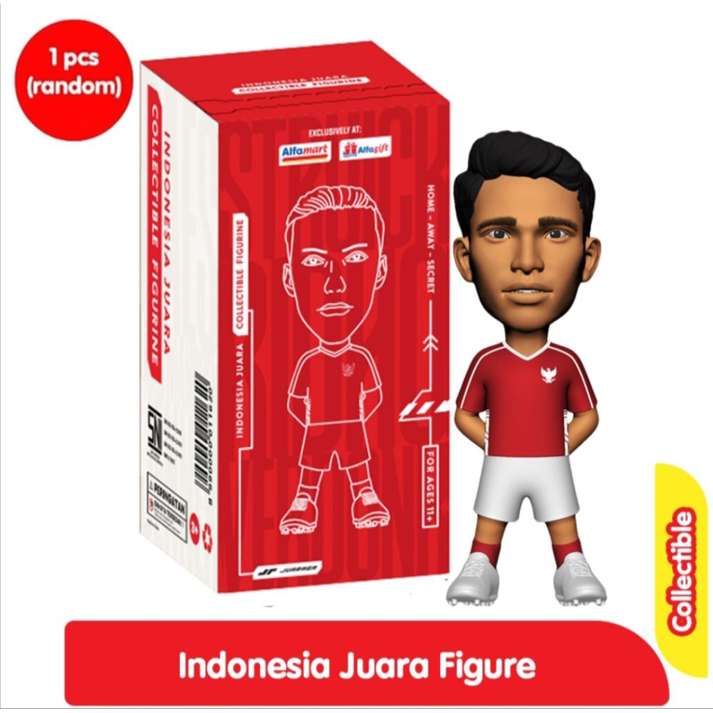 indonesia juara figurines Timnas / figur timnas indonesia / action figur timnas indonesia / blind bo