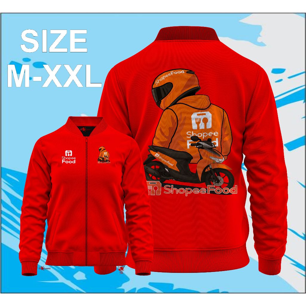 JAKET BOMBER SHOPEE FOOD/JAKET SHOPEEFOD JAKET BOMBER OJOLFOOD / JAKET BOMBER OJOL/ JAKET BOMBER FOO